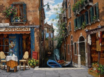 Venice Modern Painting - Venice in Bloom